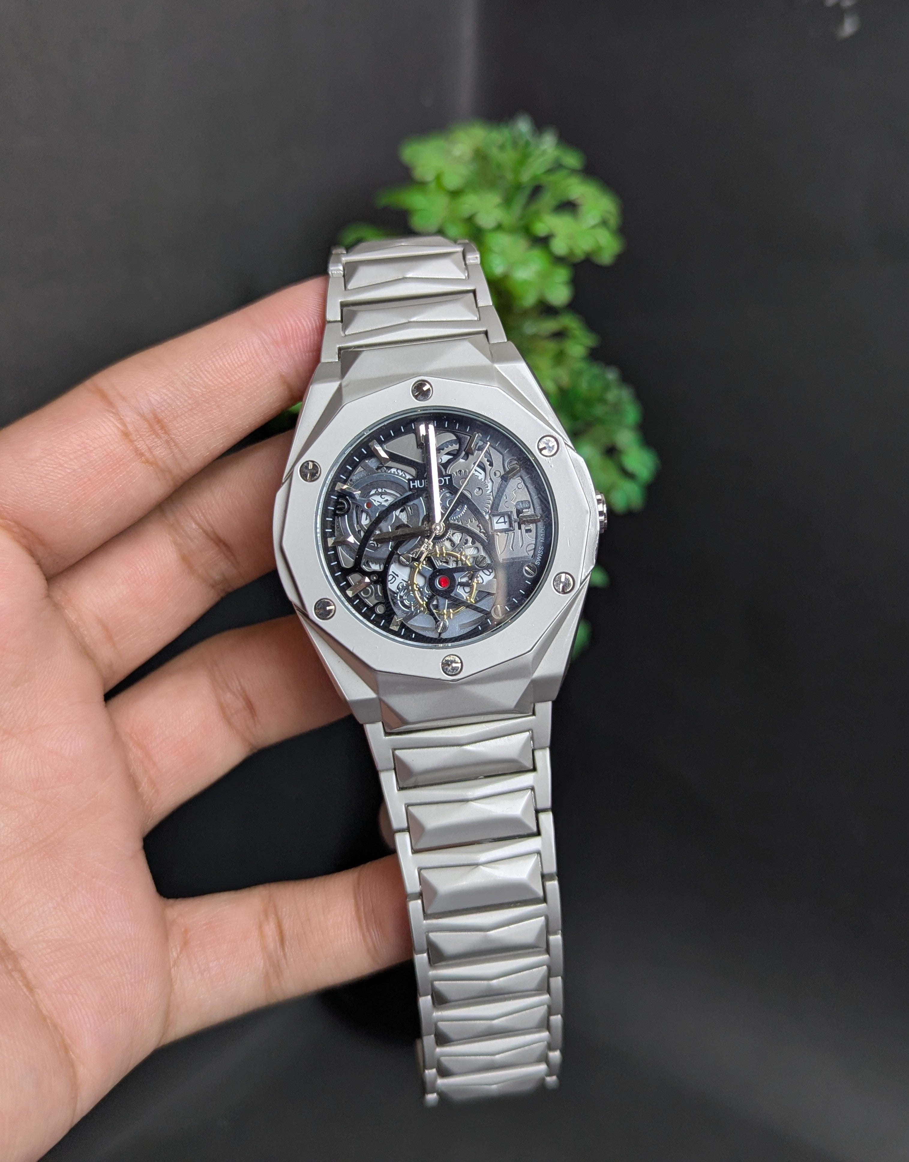 HUBLOT DIAMOND CUT (Black dial)