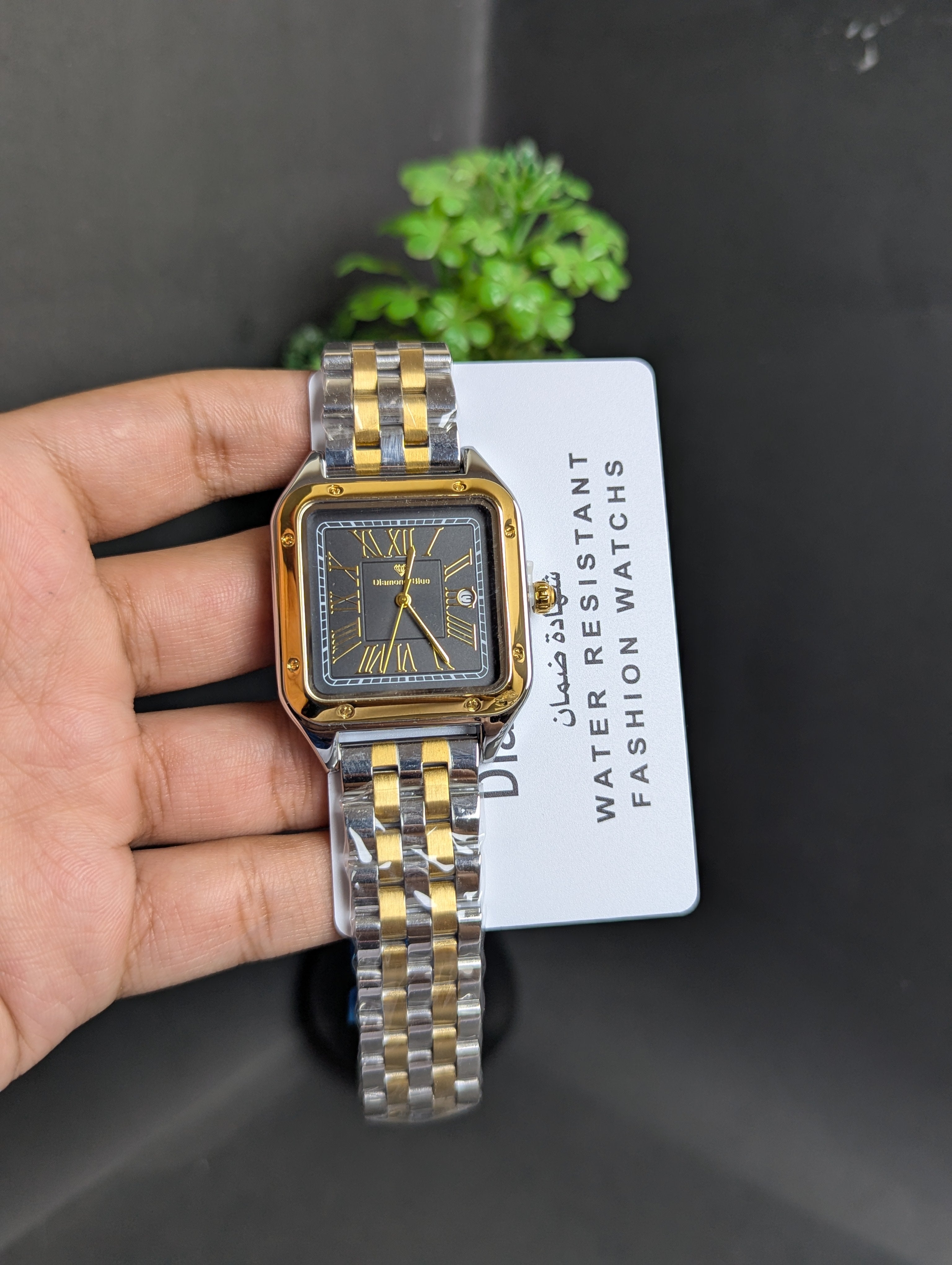 DIAMOND BLUE|ROYAL HERITAGE TWO-TONE WATCH