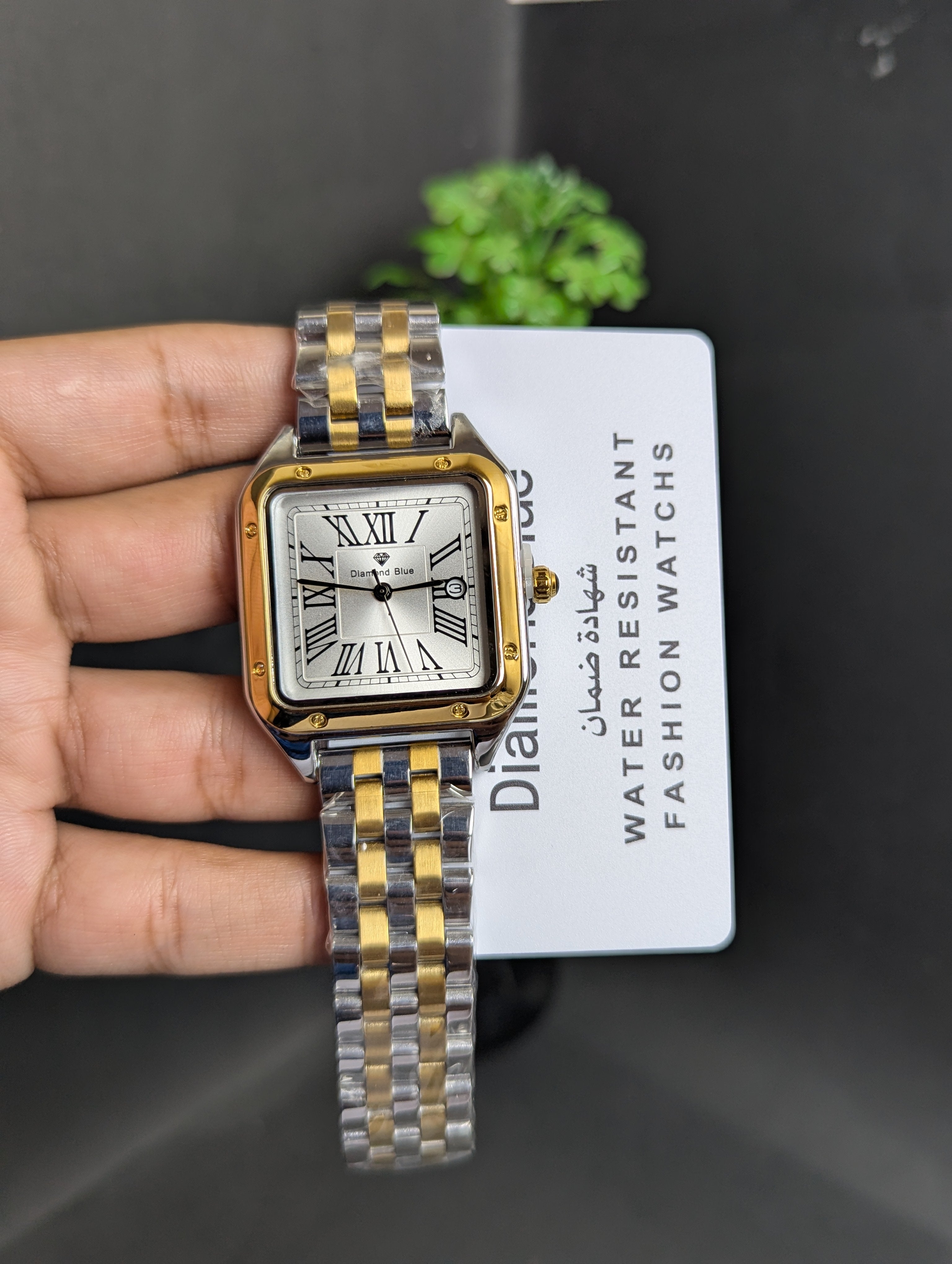 DIAMOND BLUE|ROYAL HERITAGE TWO-TONE WATCH