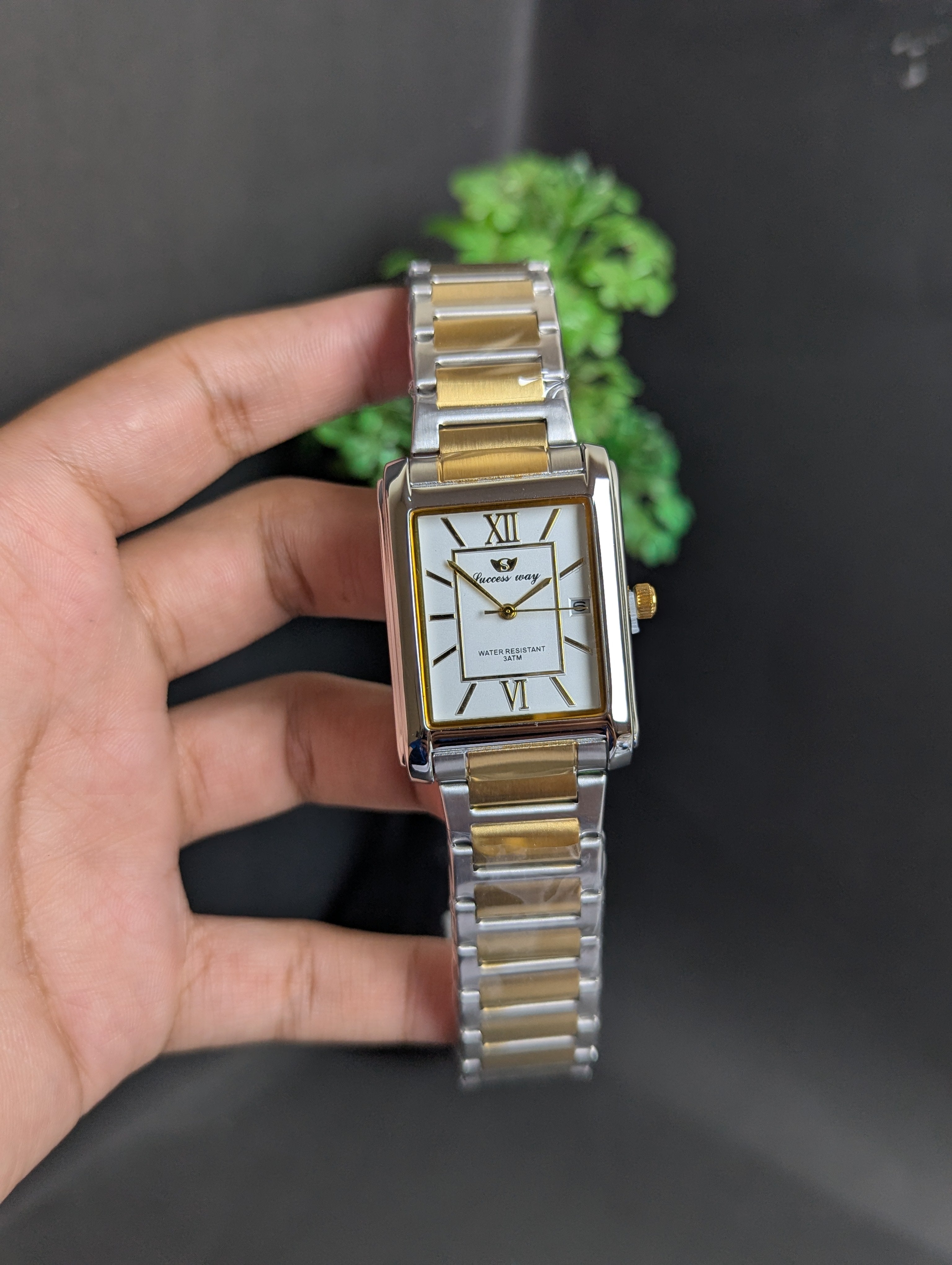 SUCCESS WAY|REGAL DUO RECTANGLE WATCH